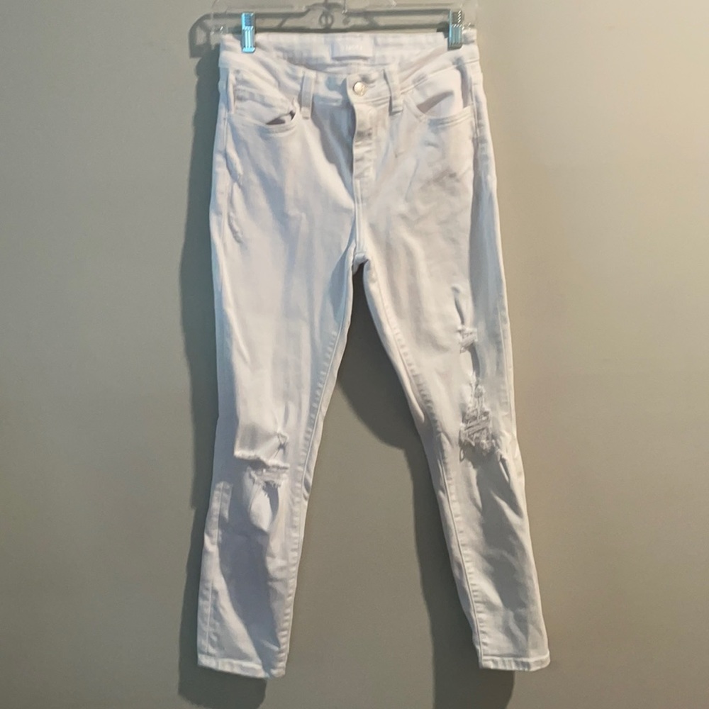 Vervet white stretchy skinny jeans size 27